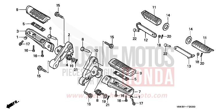 STUFE von CB Seven Fifty SCHWARZ (NH1) von 2001
